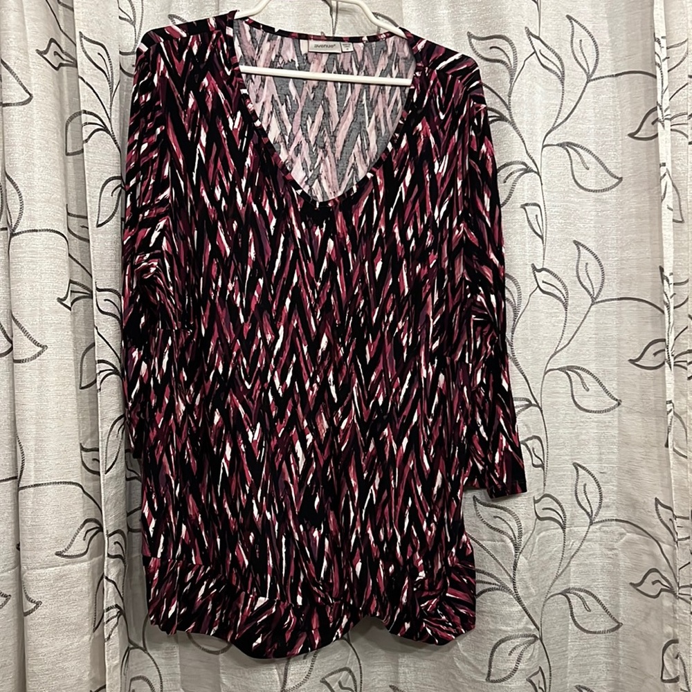 3/4 Sleeve Pattern Top